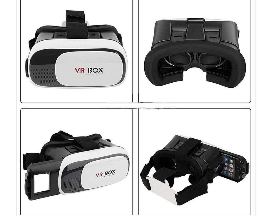 3D virtual reality headset with lens adjustment