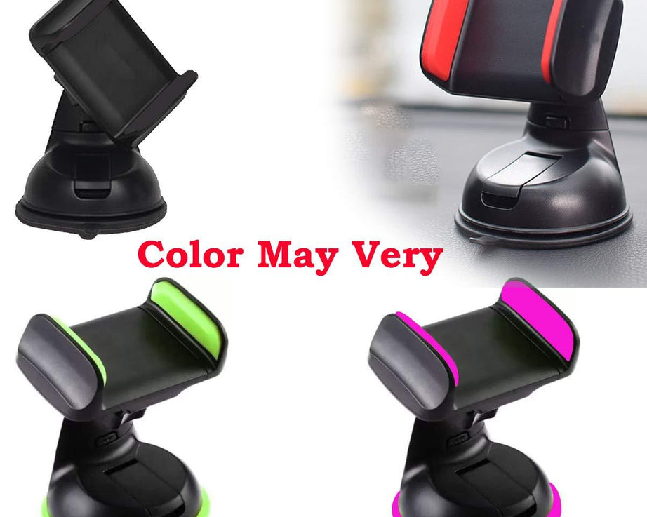 Silicone sucker phone mount.