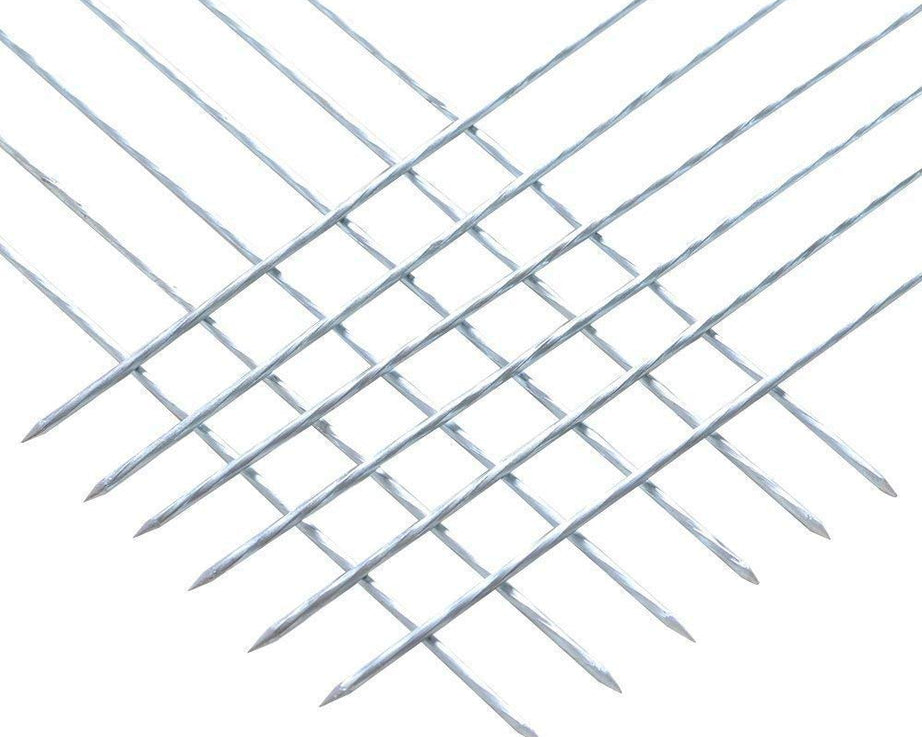 Set of 12 grill sticks for barbecue and tandoor.