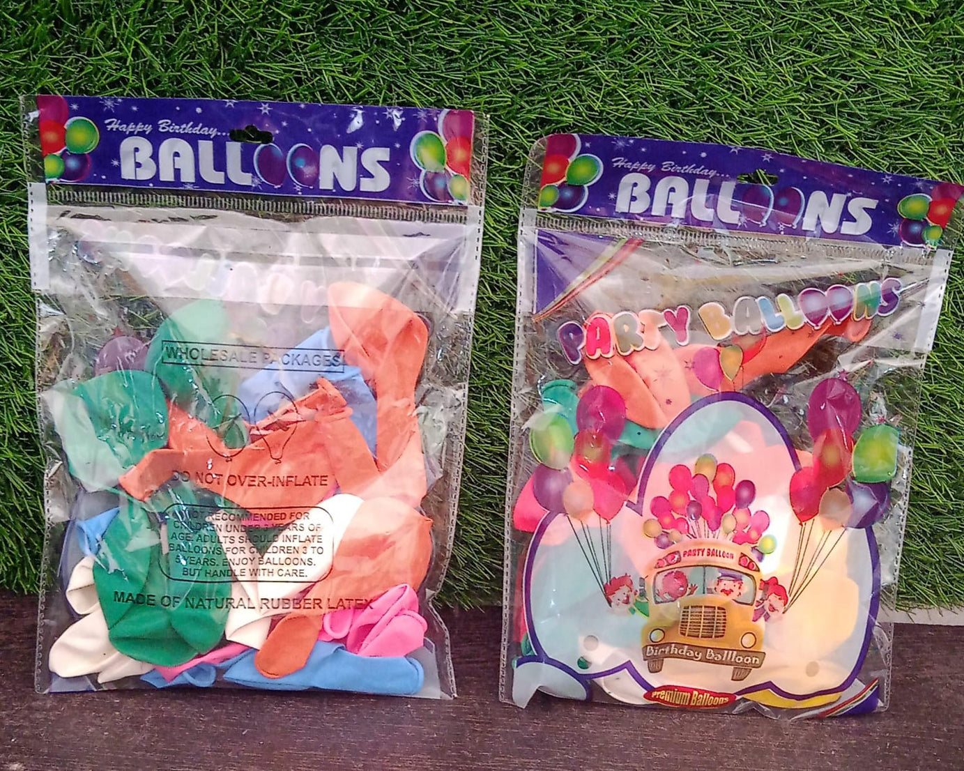 Multicolor Balloons Kinds of Latex Balloons for Birthday / Anniversary / Valentine's / Wedding / Engagement Party Decoration Birthday Decoration Items for Kids Multicolor (24 Pcs Set)