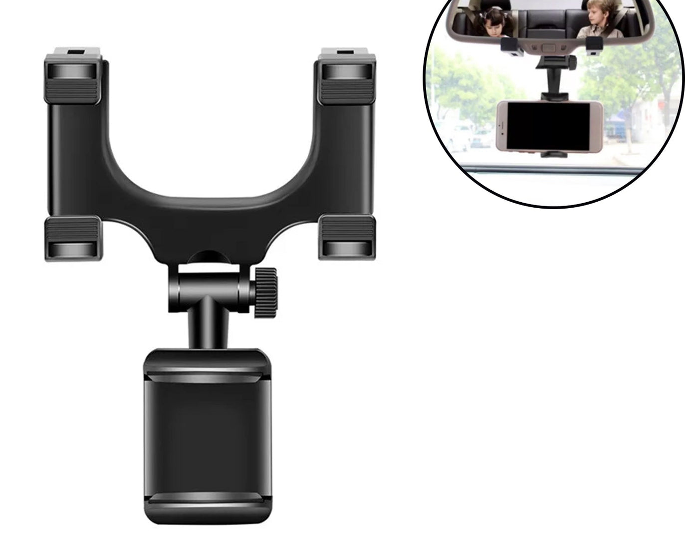 Rear View Mobile Holder Universal Vehicle Rear View Mirror Mobile phone Mount Stand