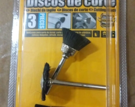 Brass Wire Wheels, 3 Pcs Brass Wire Wheels, Rust Removal Tool