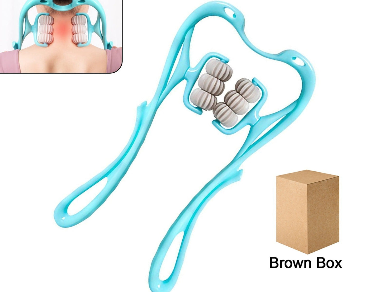 Neck & Shoulder Massager: Portable Relief for Back, Waist & More (1 Pc)