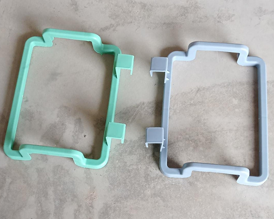 Holder for plastic garbage bag