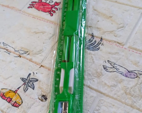 4532 School / Office Set (ruler / 2 pencils / eraser / sharpener) Stationary Set 5 Items Educational Item for School Going Kids, Stationary Set for Girls Boys/Stationary for School/Gift Pack for Girls Kids/Birthday Gift Kids (5 Pc Set )