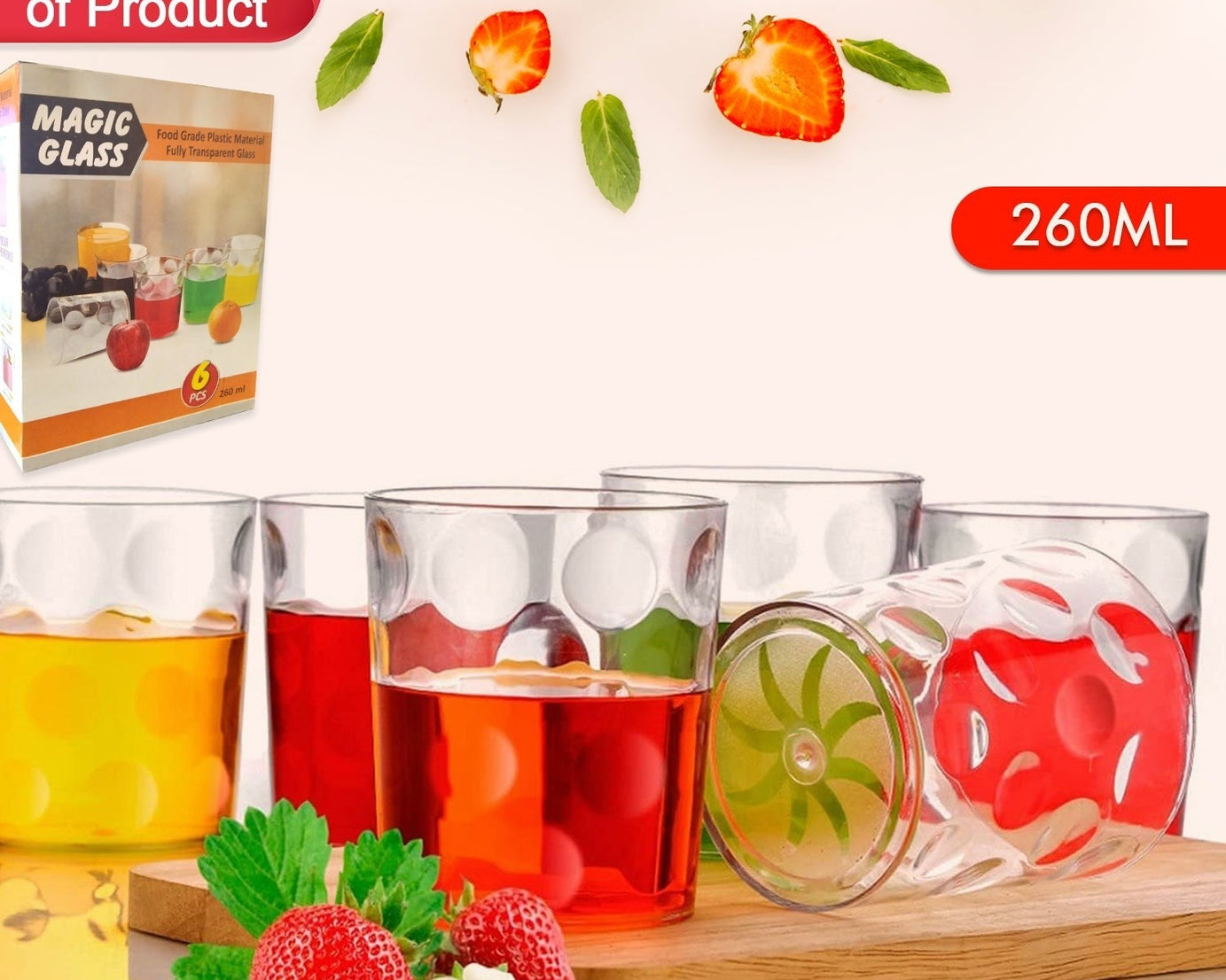 Magic Crystal Bubble Drinking Glasses