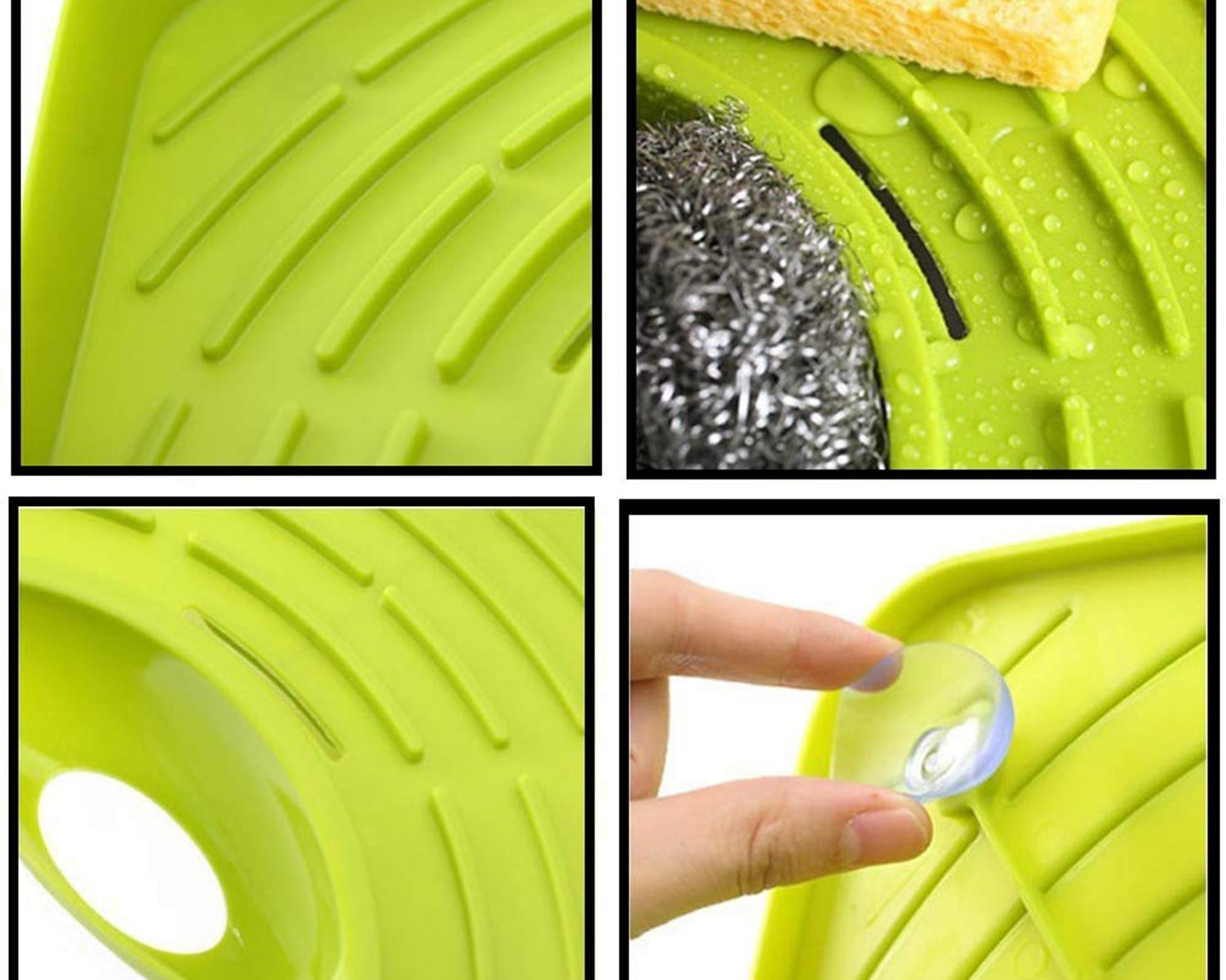 Corner strainer for kitchen sinks