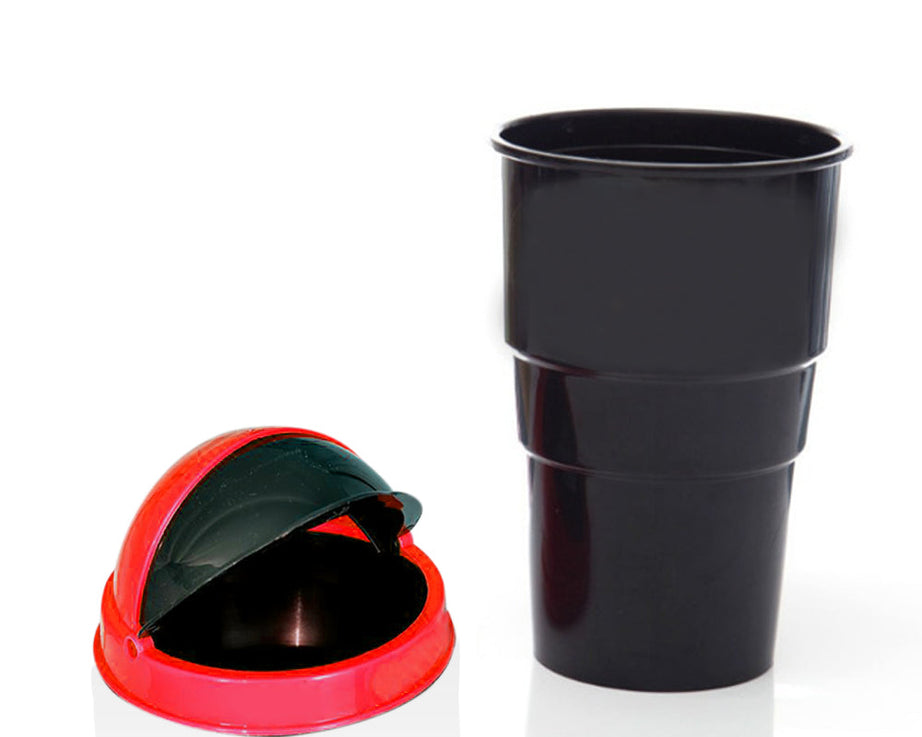 Mini trash bin for cars, multicolored, practical for keeping your vehicle clean.