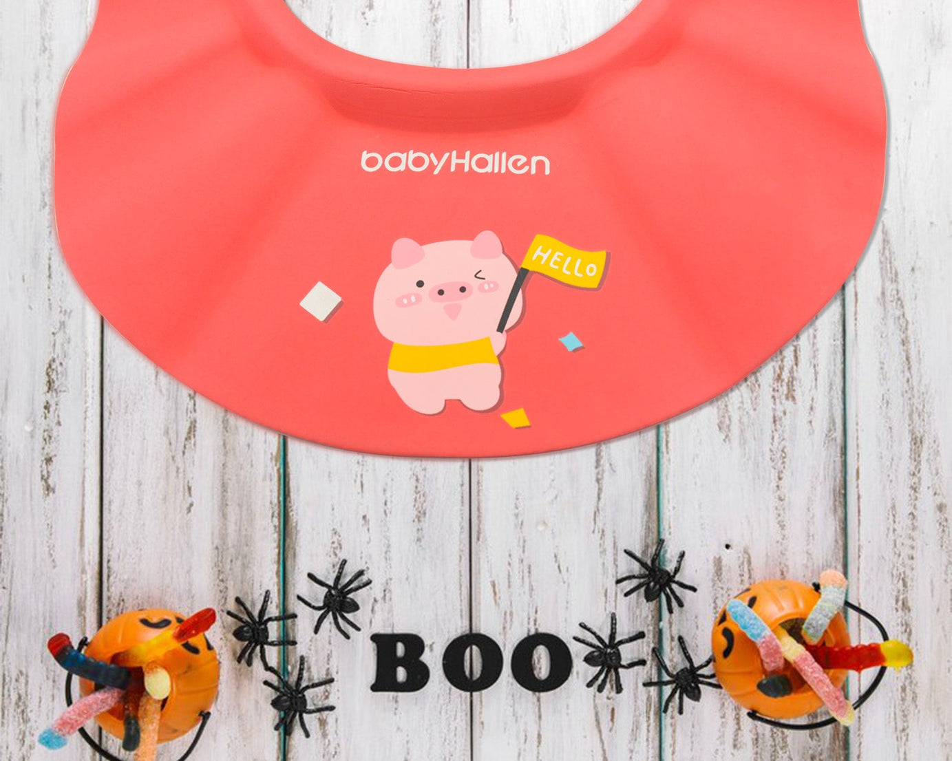 Tear-Free Bath Time: Adjustable Baby Shower Cap (Protects Eyes & Ears)