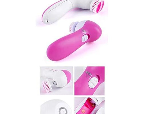 Facial and body massager with 5 functions.