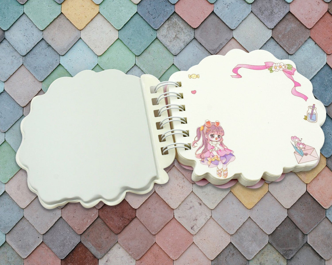 Adorable Cartoon Diary: Fun & Fancy Pages for Kids (Pocket Size, 1 Pc)