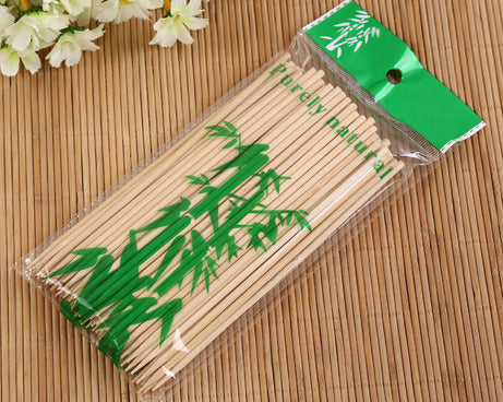 Natural Bamboo Wooden Skewers / BBQ Sticks for Barbeque and Grilling