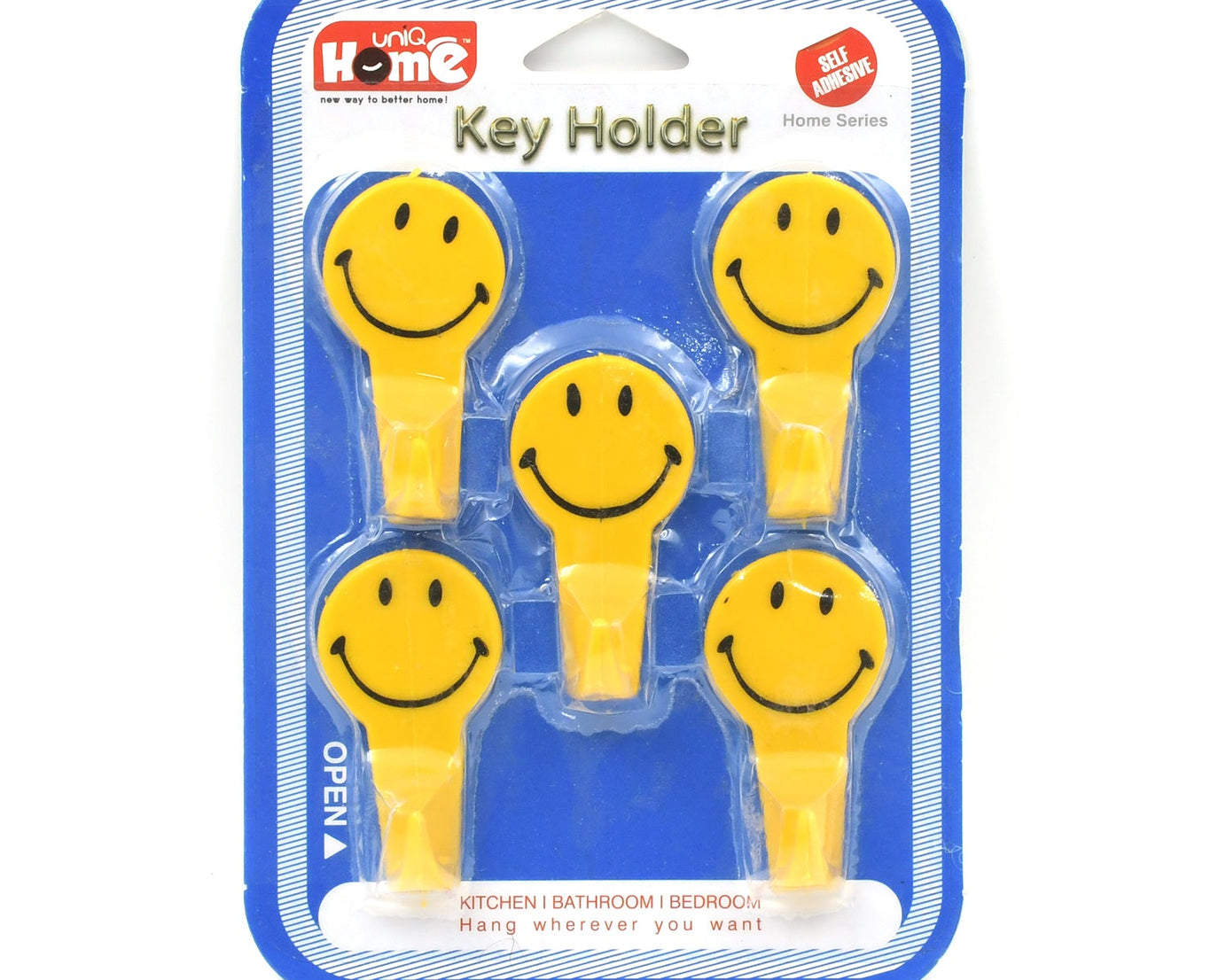 5 PC ADHESIVE HOOK FOR HOLDING STUFFS,KEY AND OTHER ITEMS