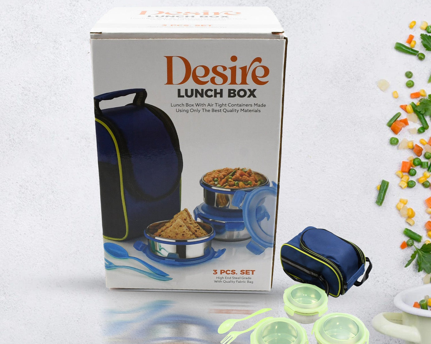 AIRTIGHT & LEAK PROOF STAINLESS STEEL CONTAINER MULTI COMPARTMENT LUNCH BOX CARRY TO ALL TYPE LUNCH IN LUNCH BOX & PREMIUM QUALITY LUNCH BOX IDEAL FOR OFFICE , SCHOOL KIDS & TRAVELLING IDEAL (3 Different Lunch Box)