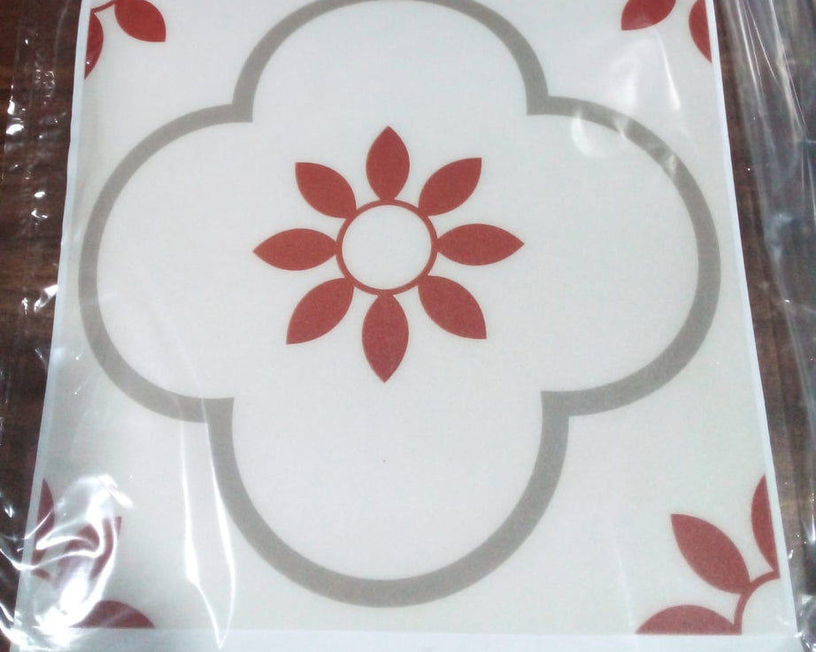 Peel and Stick Floor Tiles Kitchen / Bathroom Backsplash Sticker Detachable Waterproof DIY Tile Stickers for Wall Decoration Tiles Home Decoration (8x8 Inch / 1 pc Tiles)