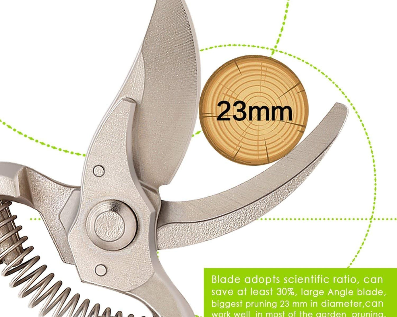 Durable garden pruners for heavy use