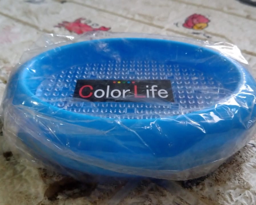 Bathroom Accessories Plastic Soap Case / Soap Dish / Soap Stand, Plastic Soap Case Soap Holder Soap Dish For Bathroom Kitchen Sink (Oval / Heart Shape Soap case / 1 pc )