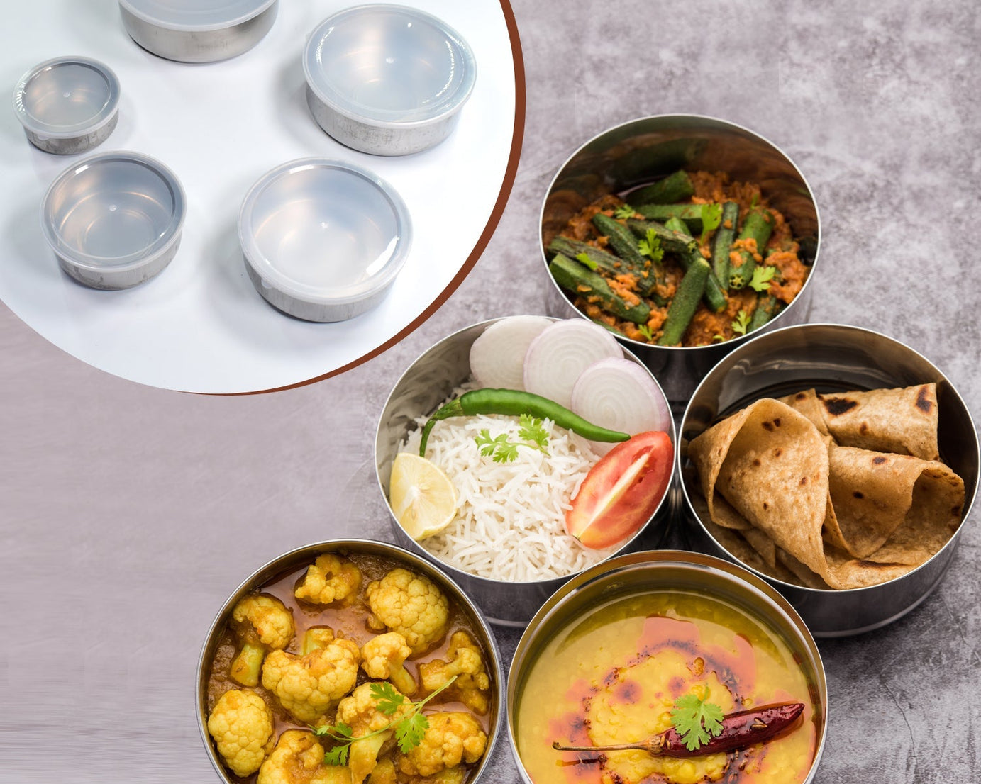 Airtight and leak-proof stainless steel food box