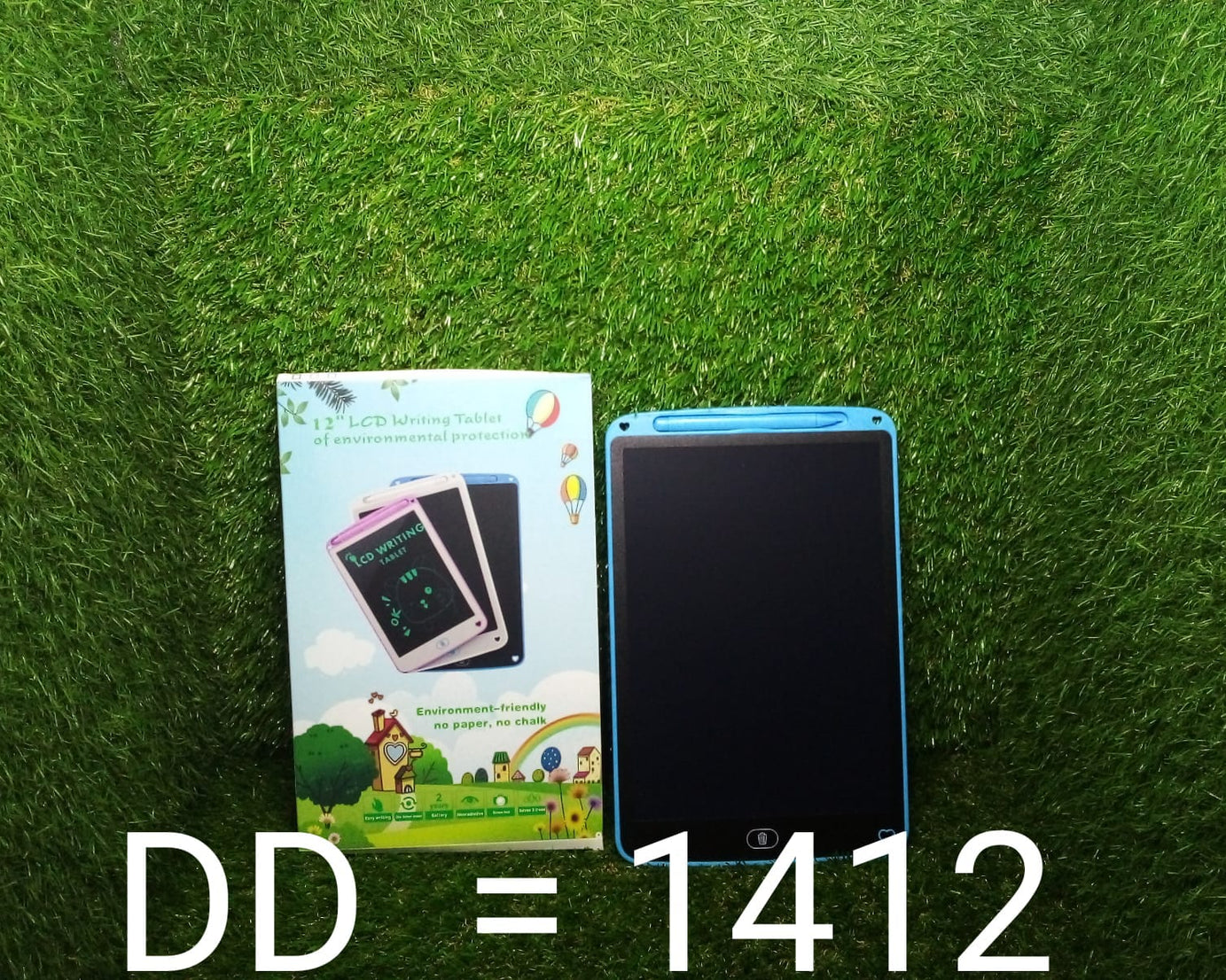 Portable LCD Writing Board Slate Drawing Record Notes Digital Notepad with Pen Handwriting Pad Paperless Graphic Tablet for Kids 12 inch