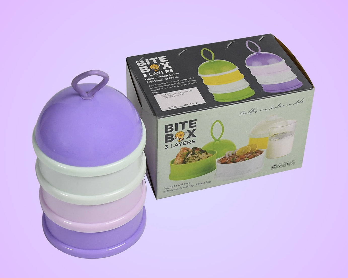 3-layer baby food storage box