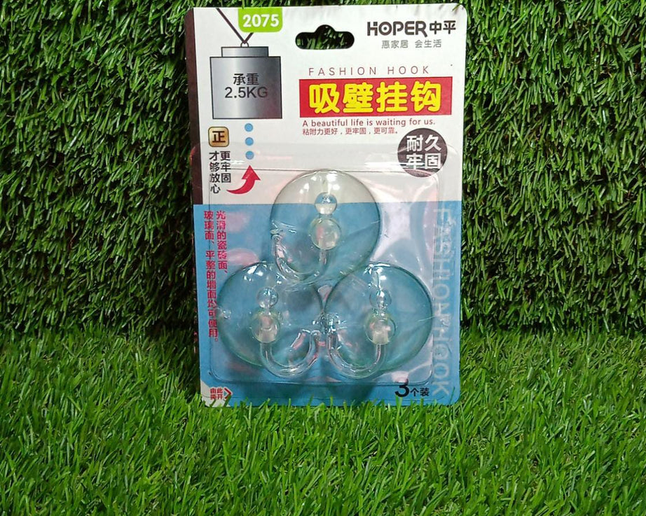 Vacuum sucker hooks for bathroom and kitchen use