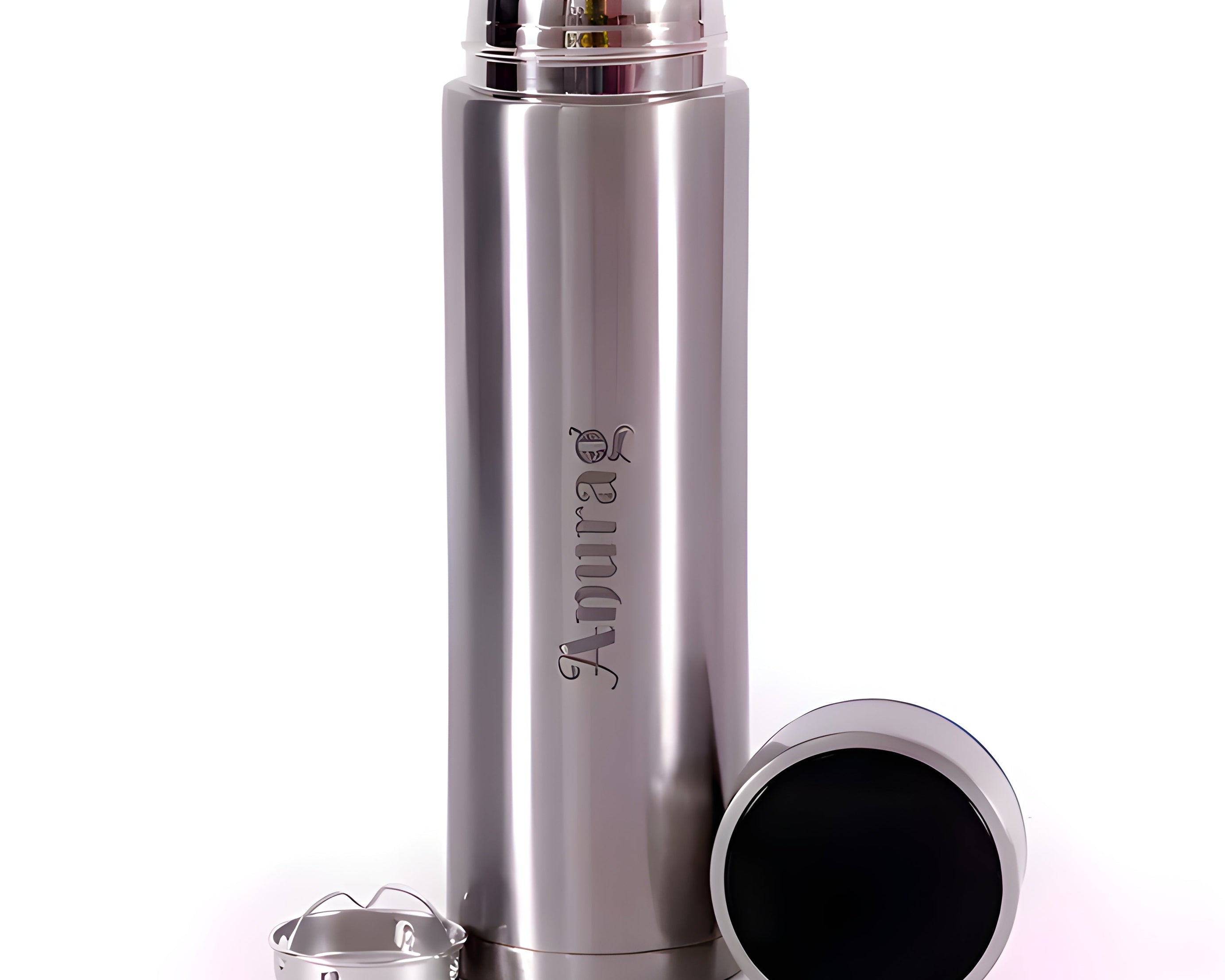 Customized/Personalized Stainless Steel Smart Water Bottle with Smart LCD Temperature Touch | Gifting Custom Name Water Bottle | Gifts for Boyfriend/Girlfriend/Employee | 500ML