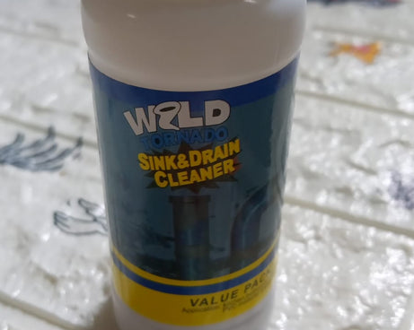 Powerful Sink and Drain Cleaner, Portable Powder Cleaning Tool Super Clog Remover Chemical Powder Agent for Kitchen Toilet Pipe Dredging (110 Gm)