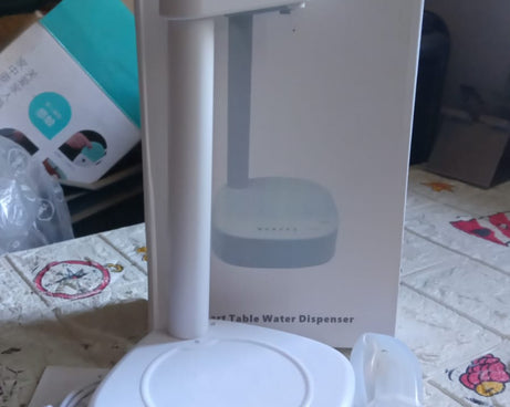 USB Charging, Desktop Water Bottle Dispenser, Intelligent Desktop Water Pump With Small Pipe, One Button Operation, Smart Table Bedside Water Dispenser, Desk Water Dispenser for Home, Office, Outdoor, Camping
