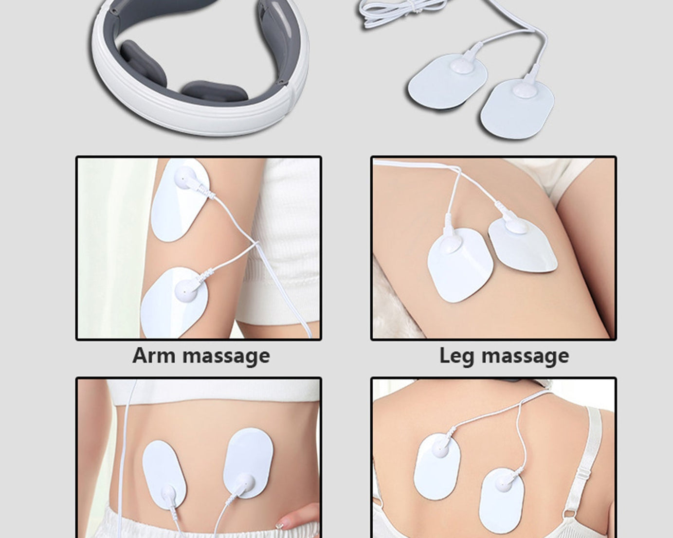 Neck and shoulder massager for deep tissue relief and relaxation