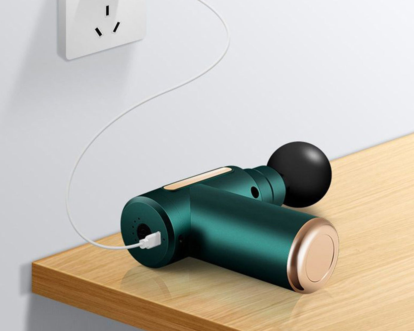 Advanced deep tissue massage device for targeted pain relief, various attachments.