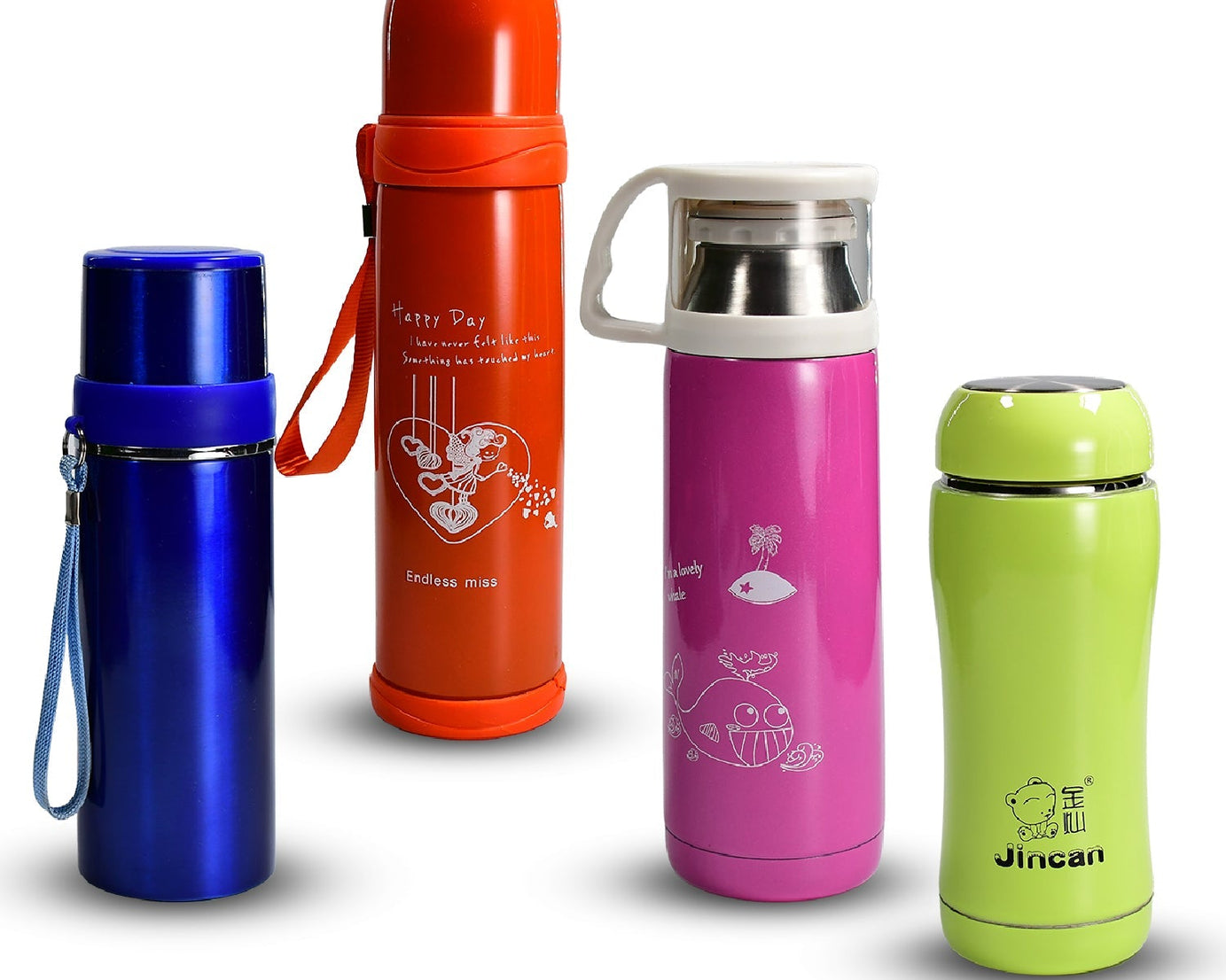1PC STAINLESS STEEL MIX BOTTLES FOR STORING WATER AND SOME OTHER TYPES OF BEVERAGES ETC.