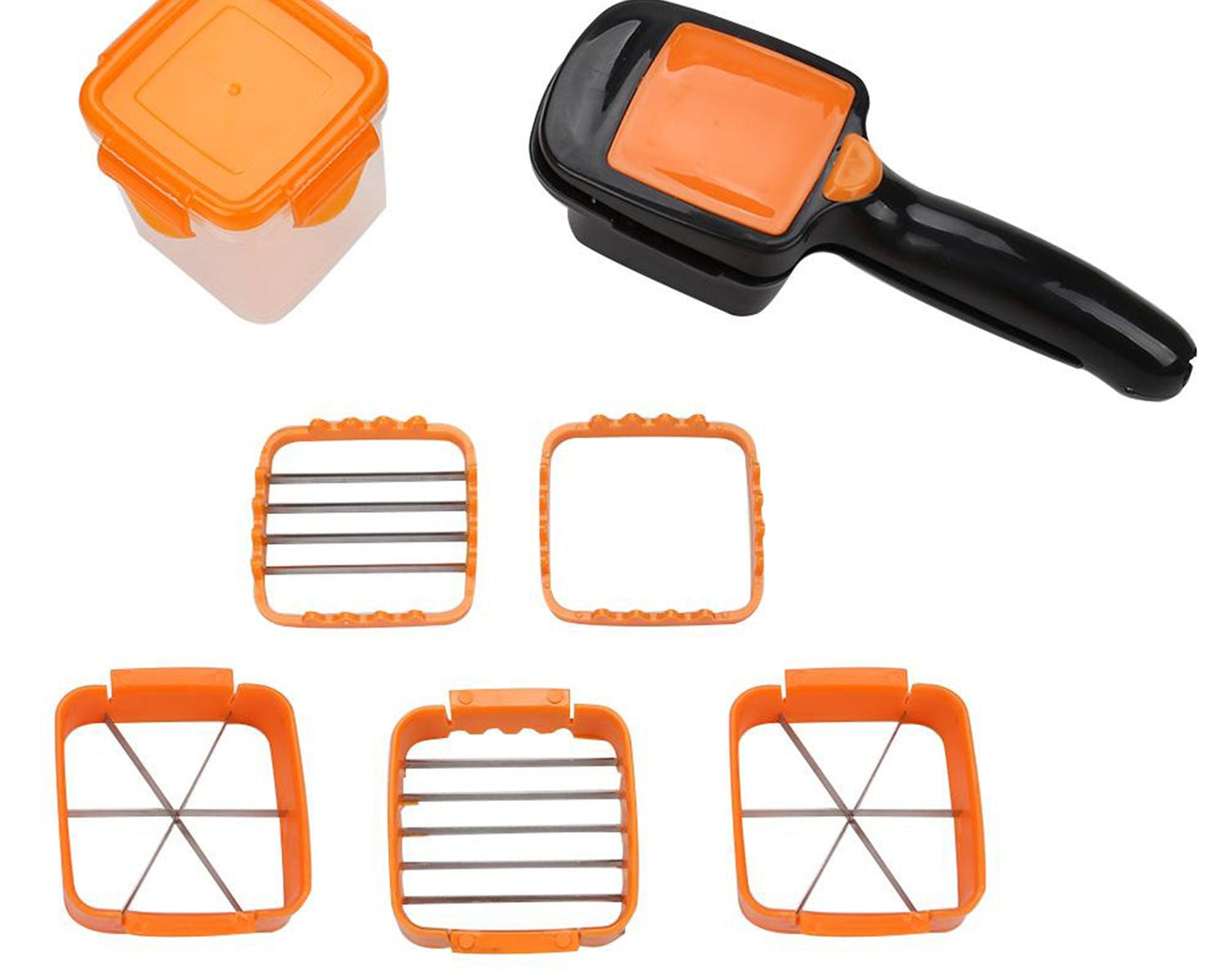 5 in 1 nicer dicer for easy cutting and shredding in the kitchen.