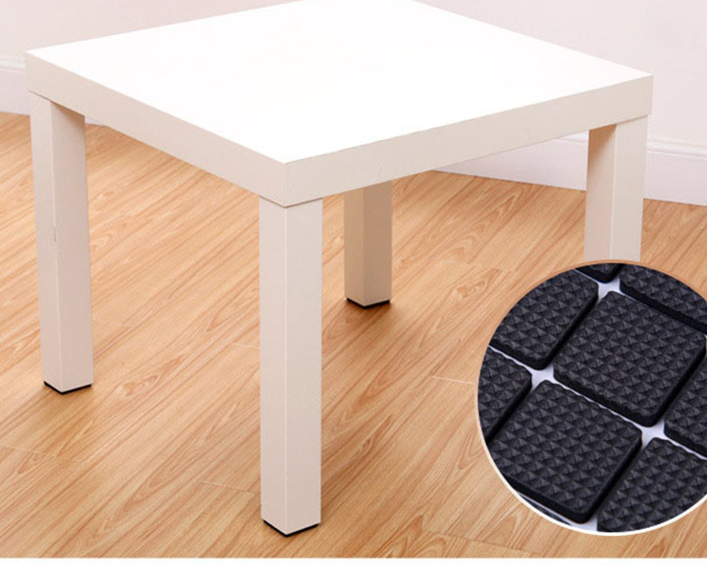 28 pc Rubber furniture Pads Self Sticking Non Slip Furniture Noise Insulation Pads