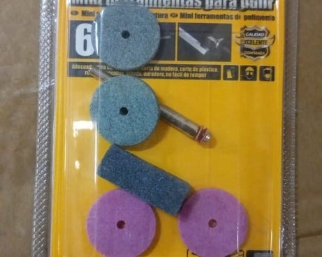 Mini Abrasive Wheel, Quickly Change Stone Mounted Grinding Wheel (6 Pcs Set)