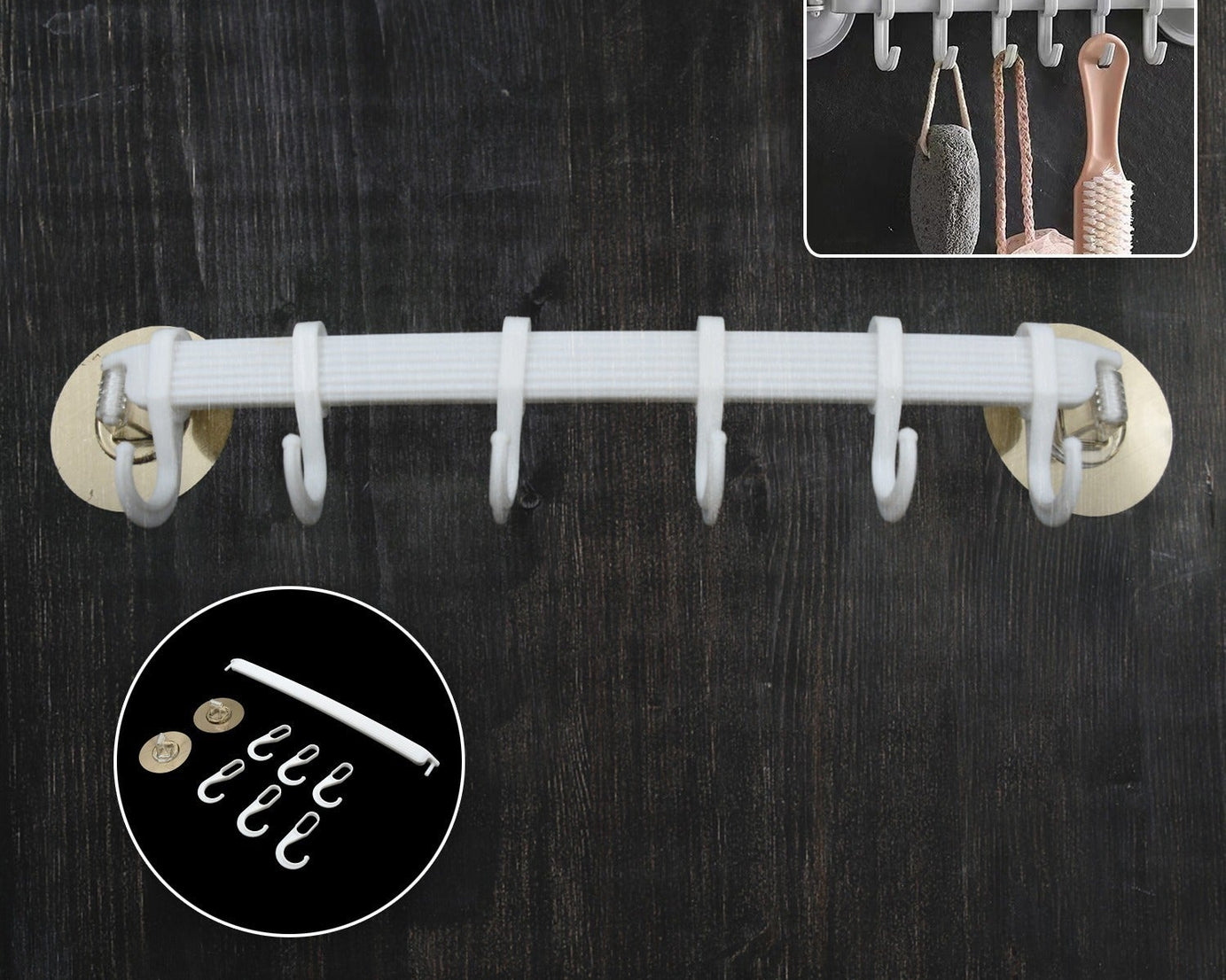 7456 1pc bath towel hanger wall mount towel hanger wall towel shelf towel hanging rack kitchen towel holder towel hanging hook