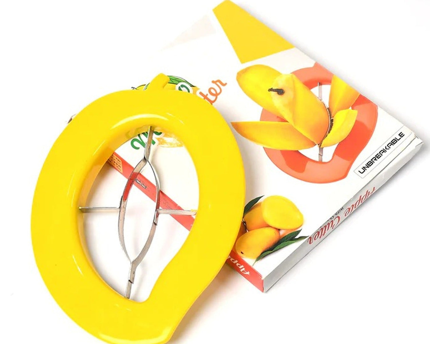 Mango slicer with non-slip handle
