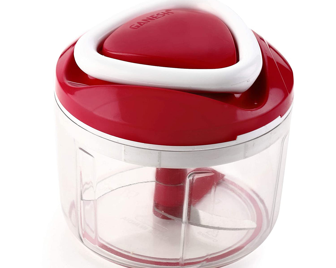8115 Ganesh Chopper Vegetable Cutter, Red (650 ml)