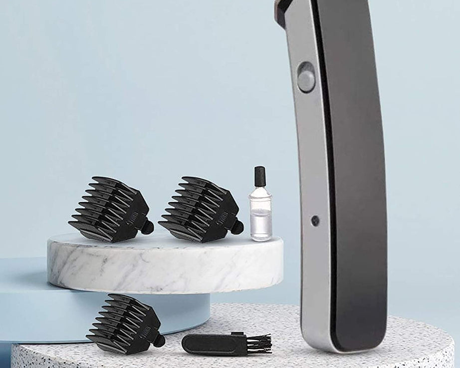 Cordless rechargeable NS-216 hair and beard trimmer for men.
