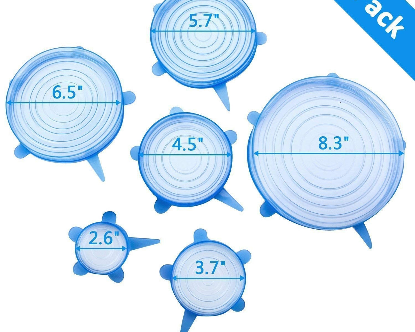 Microwave-safe silicone stretch covers