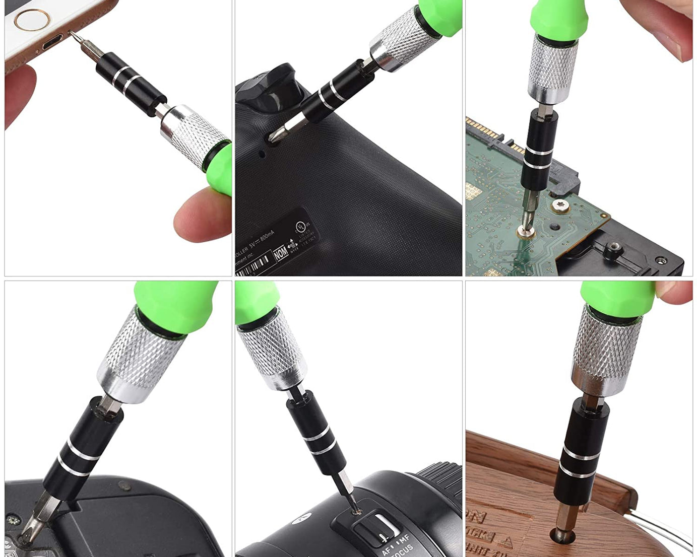 32 in 1 Mini Screwdriver Bits Set with Magnetic Flexible Extension Rod