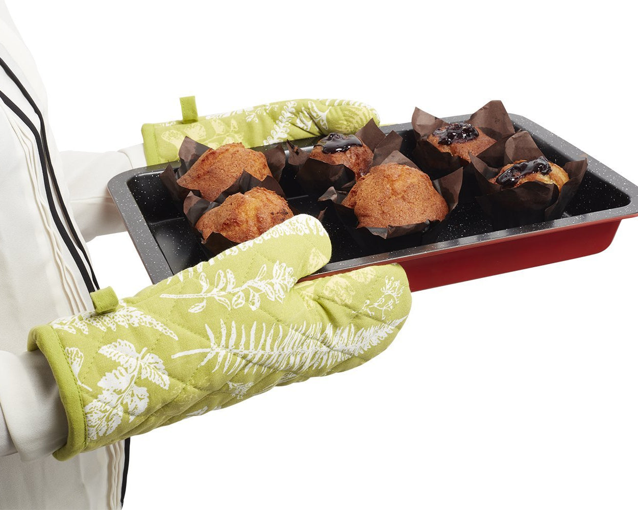 Cotton baking pad, heat proof, for use in microwave and oven