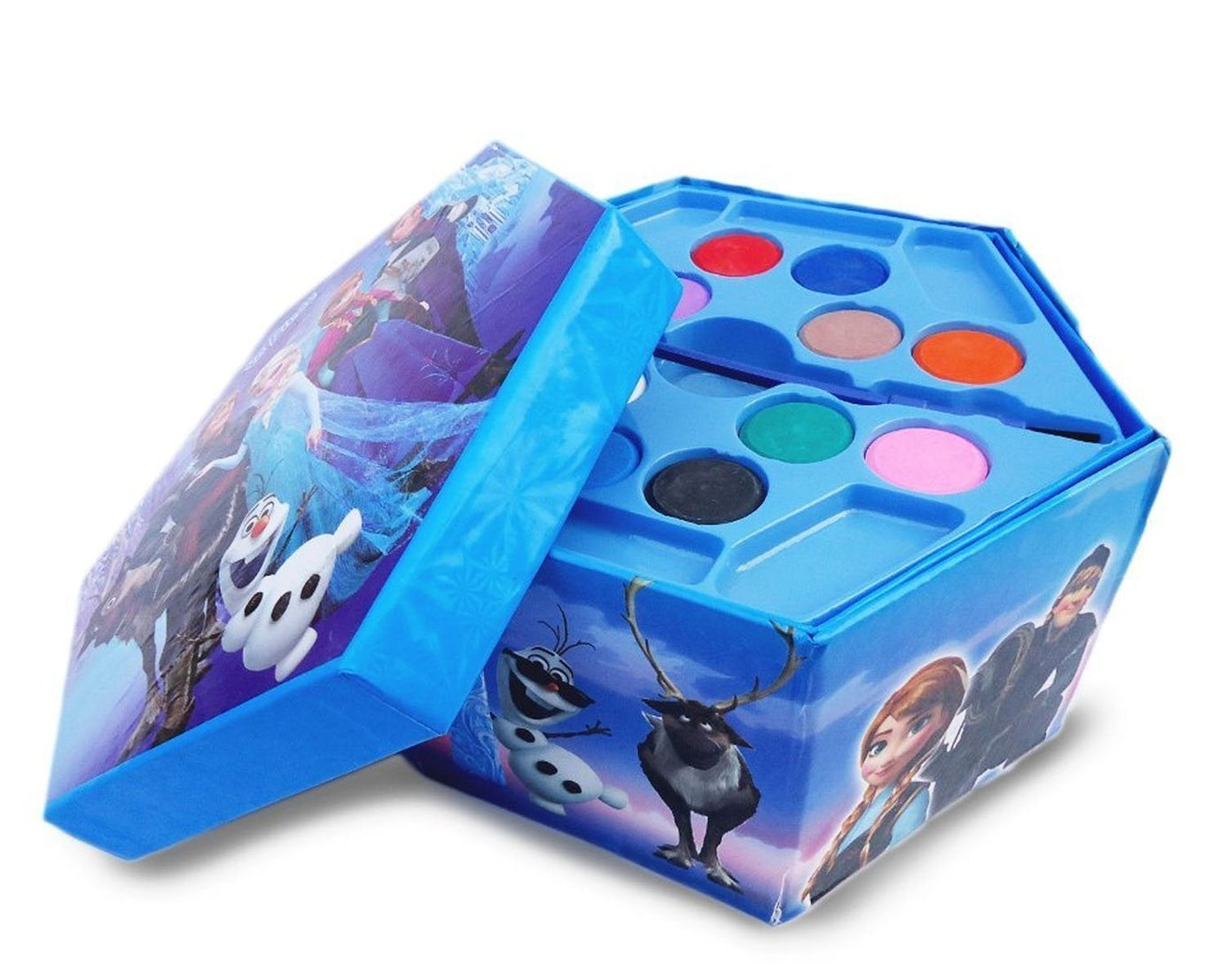 Art supplies set with color pencils