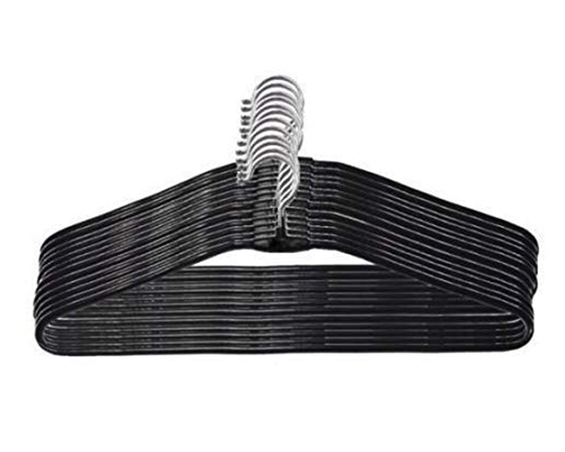 Pack of ten wardrobe hangers