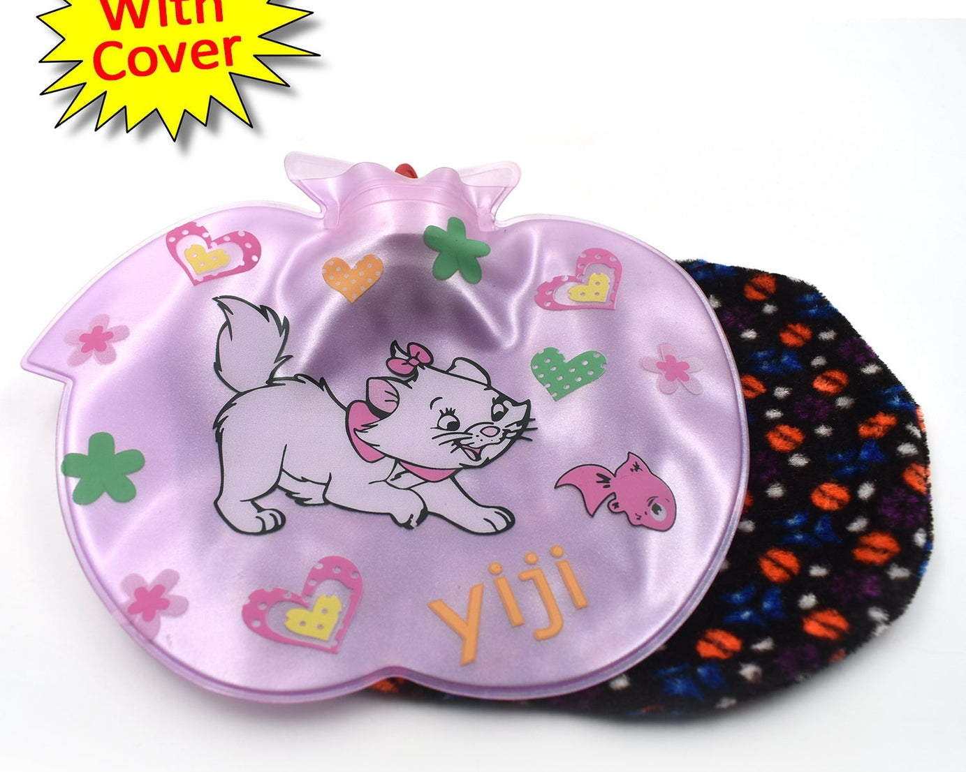 Hot water bottle for soothing pain.