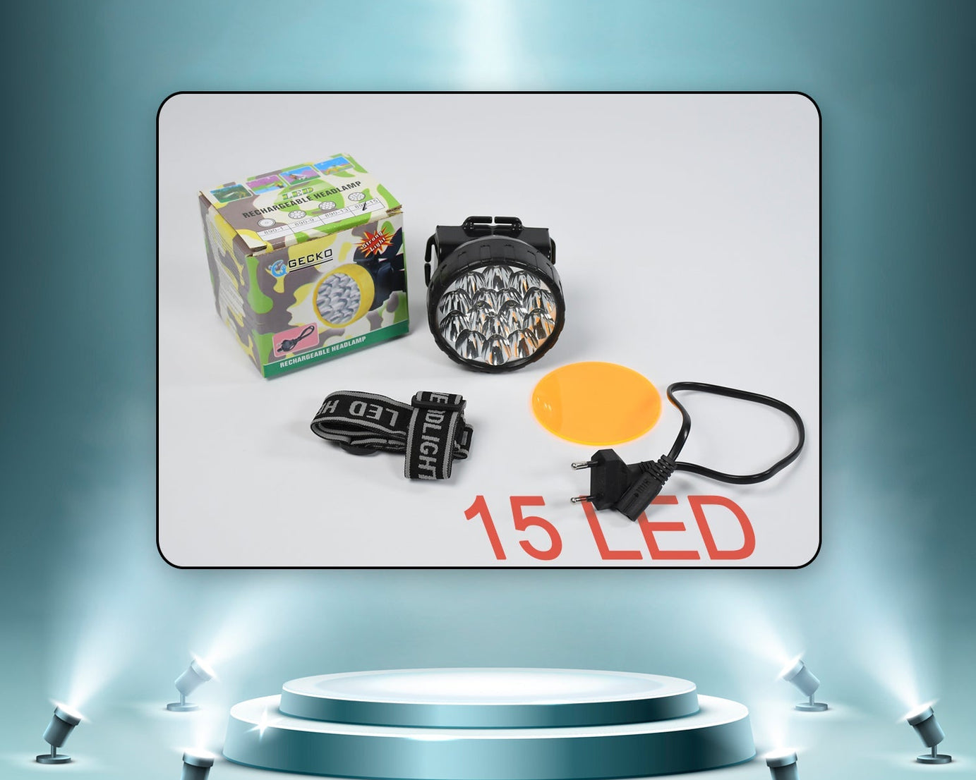 Headlamp with charger