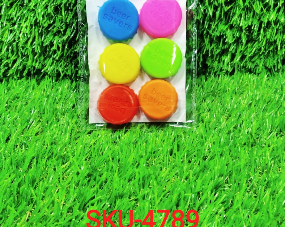 Set of 6 bottle caps