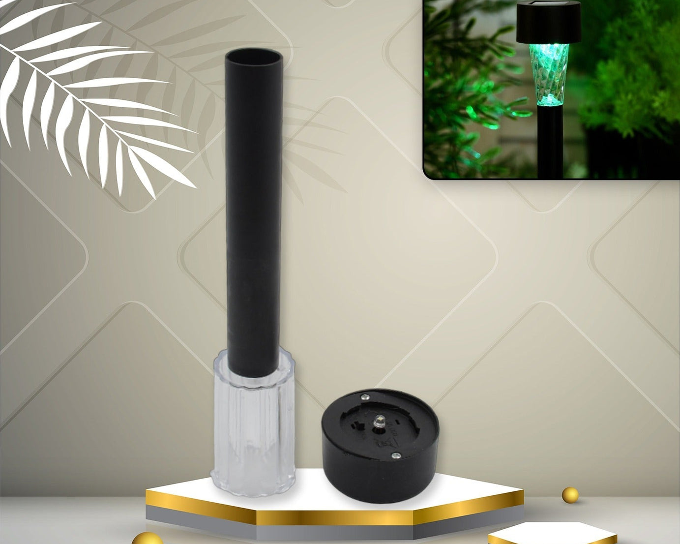 Solar Panel Led Spike Spot Light Landscape Garden Yard Path Lawn Outdors Solar Lamps, Waterproof Outdoor Decorative Landscape Lights for Garden, Patio, Yard, Walkway (PCs:- 24)