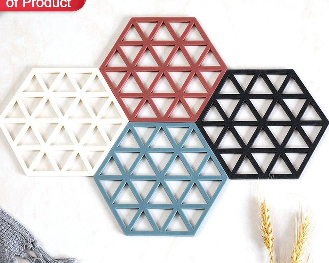 PVC tea coaster with anti-hot feature