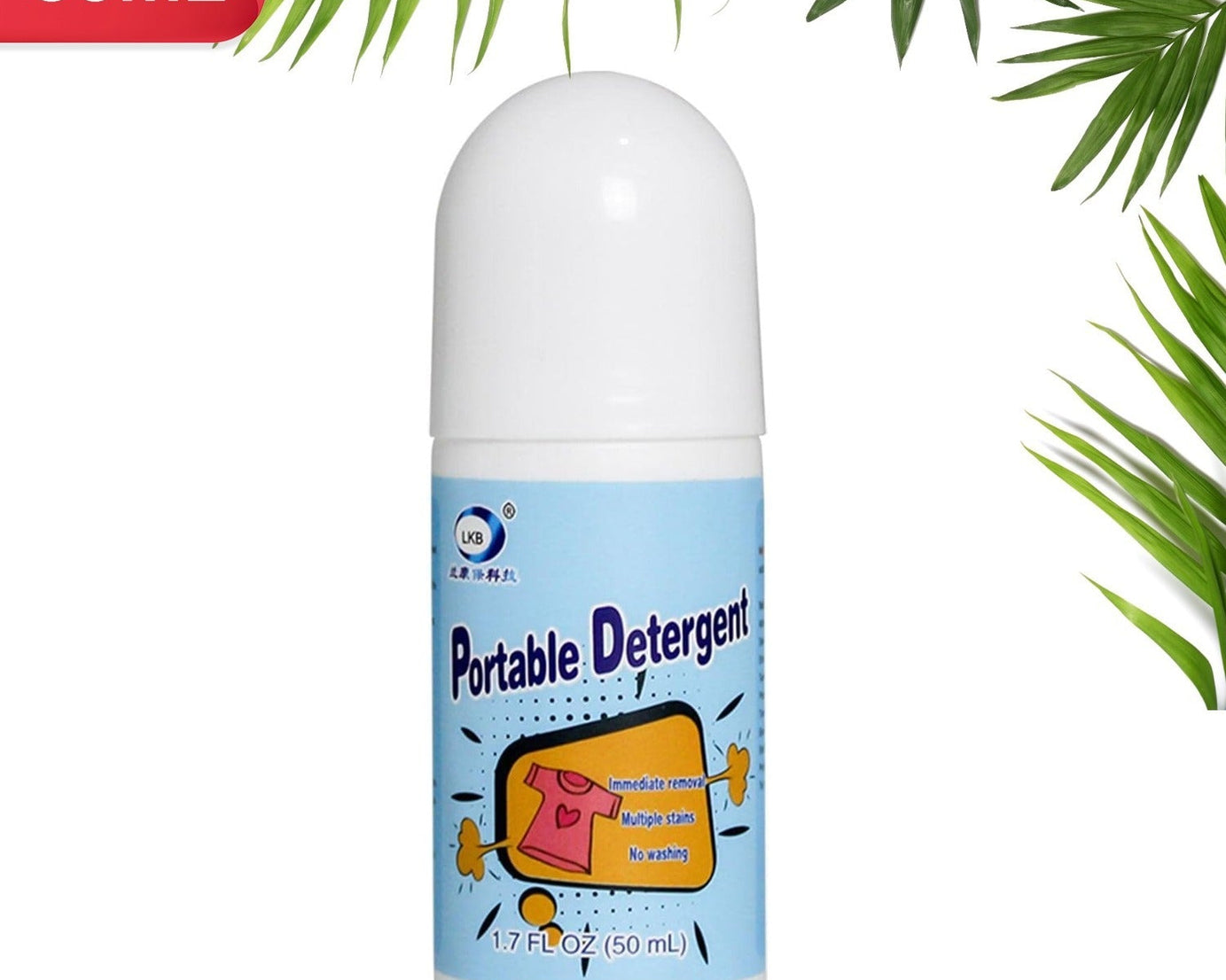 Clothes Stain Remover Bead Design Emergency Stain Rescue Roller-ball Cleaner for Natural Fabric Removes Oil Almost All Types of Fabrics