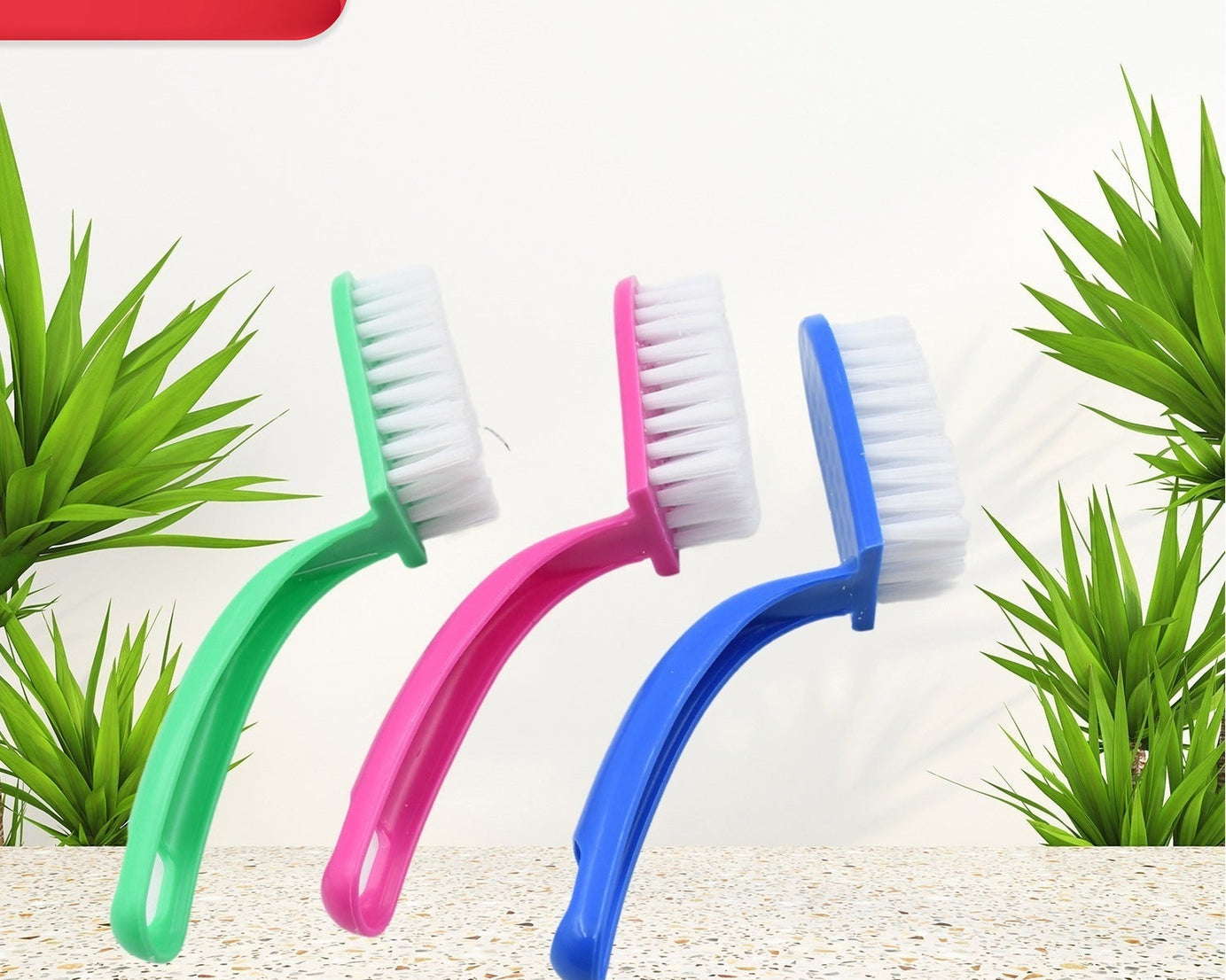 Multi-Purpose Kitchen Cleaning Brushes - Fish Cleaning Vegetable Cleaning Tool Cleaner Utensils Fruit Cleaning 3 Piece